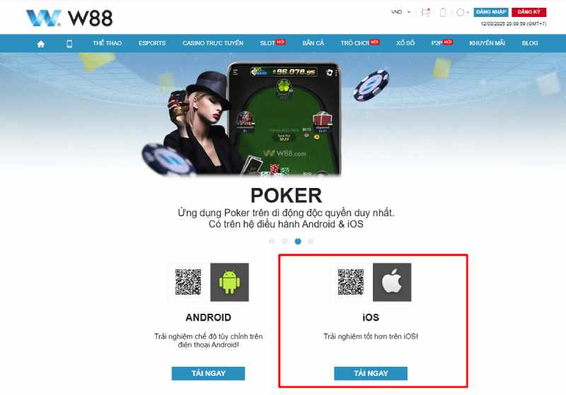 tải w88 về điện thoại di động